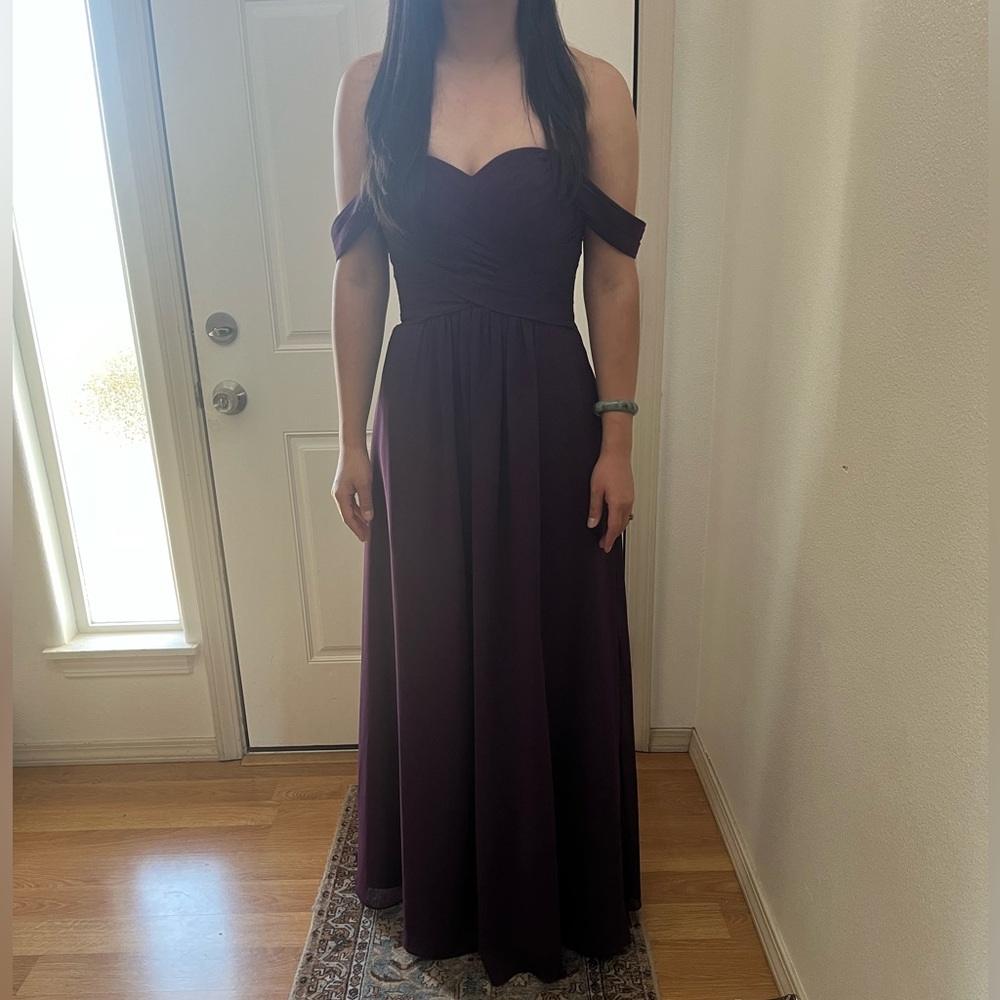 Azazie Corin Dress in Grape